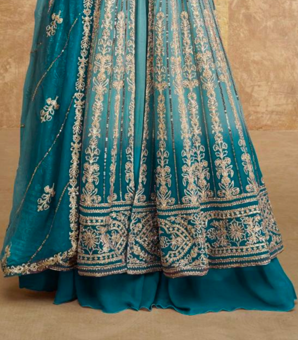 Matrut | Fiza-E-Festivity Blue Gown