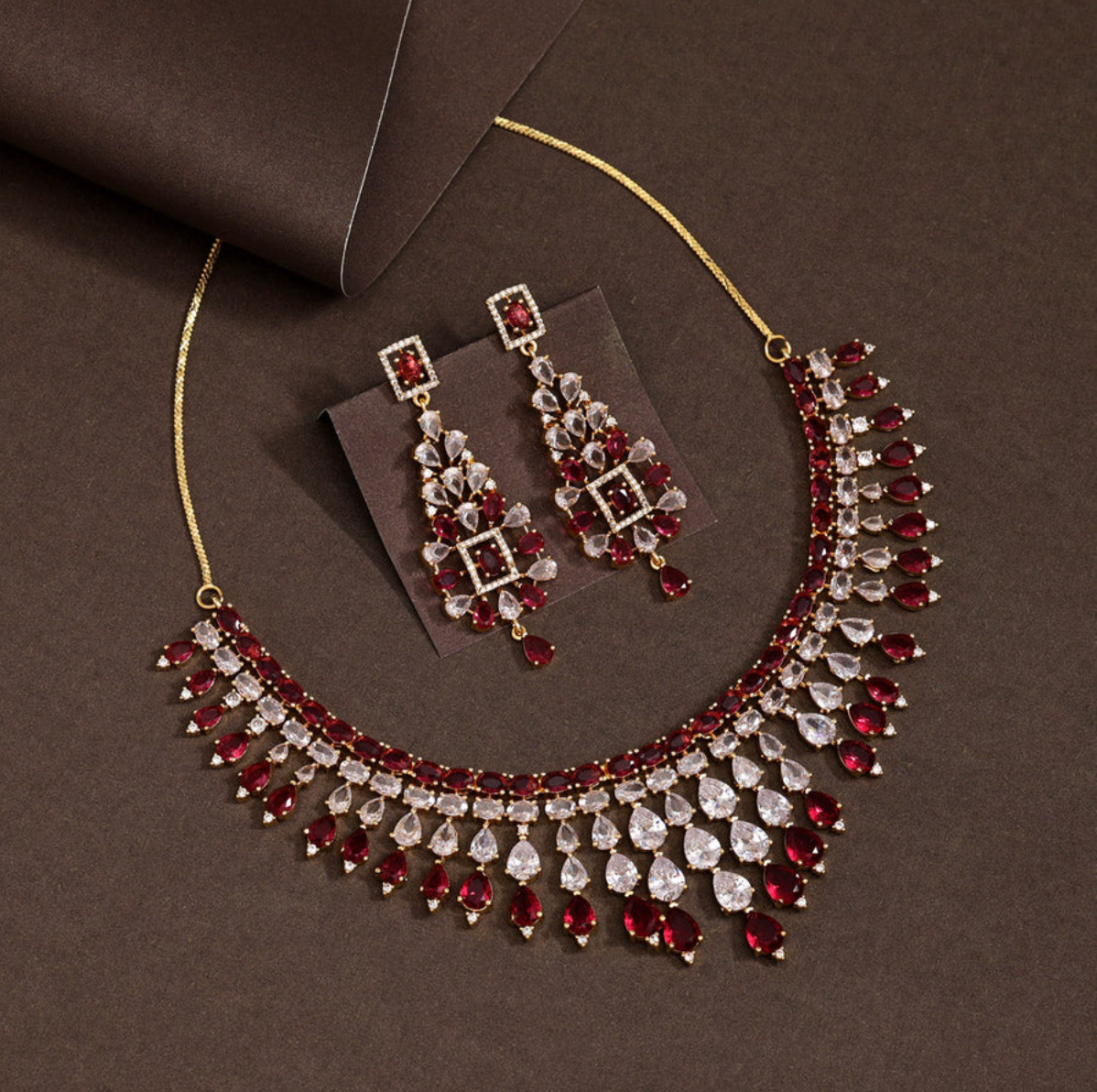 Matrut | Indo-western Necklace Set - IN345