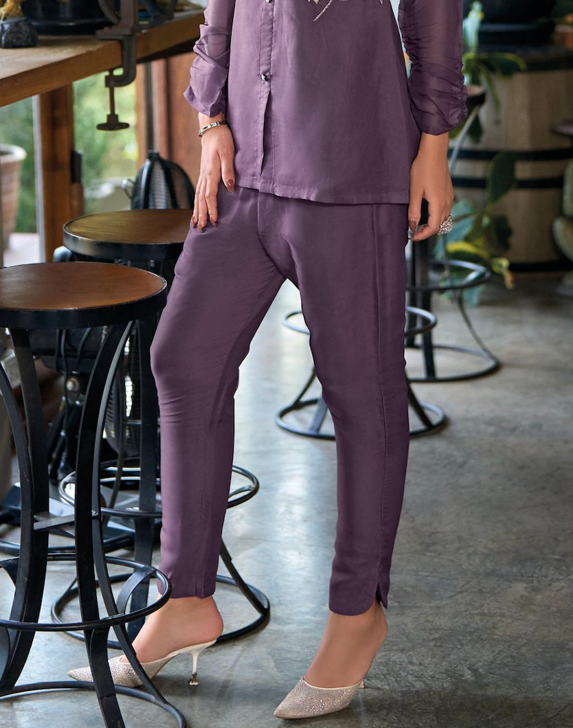 Matrut | Elvish Purple Co-ord Set