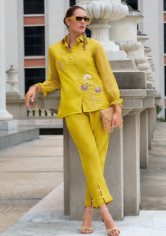 Matrut | Avant Mustard Yellow Co-ord Set
