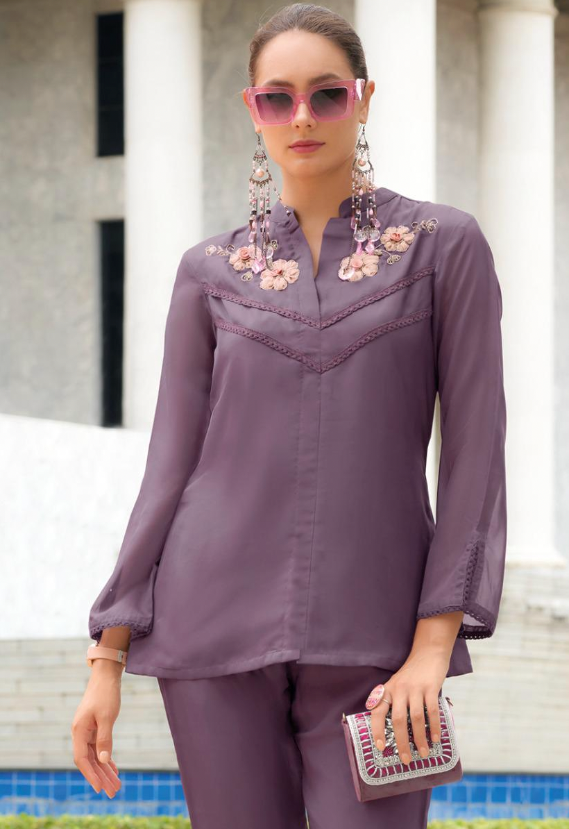 Matrut | Avant Purple Co-ord Set