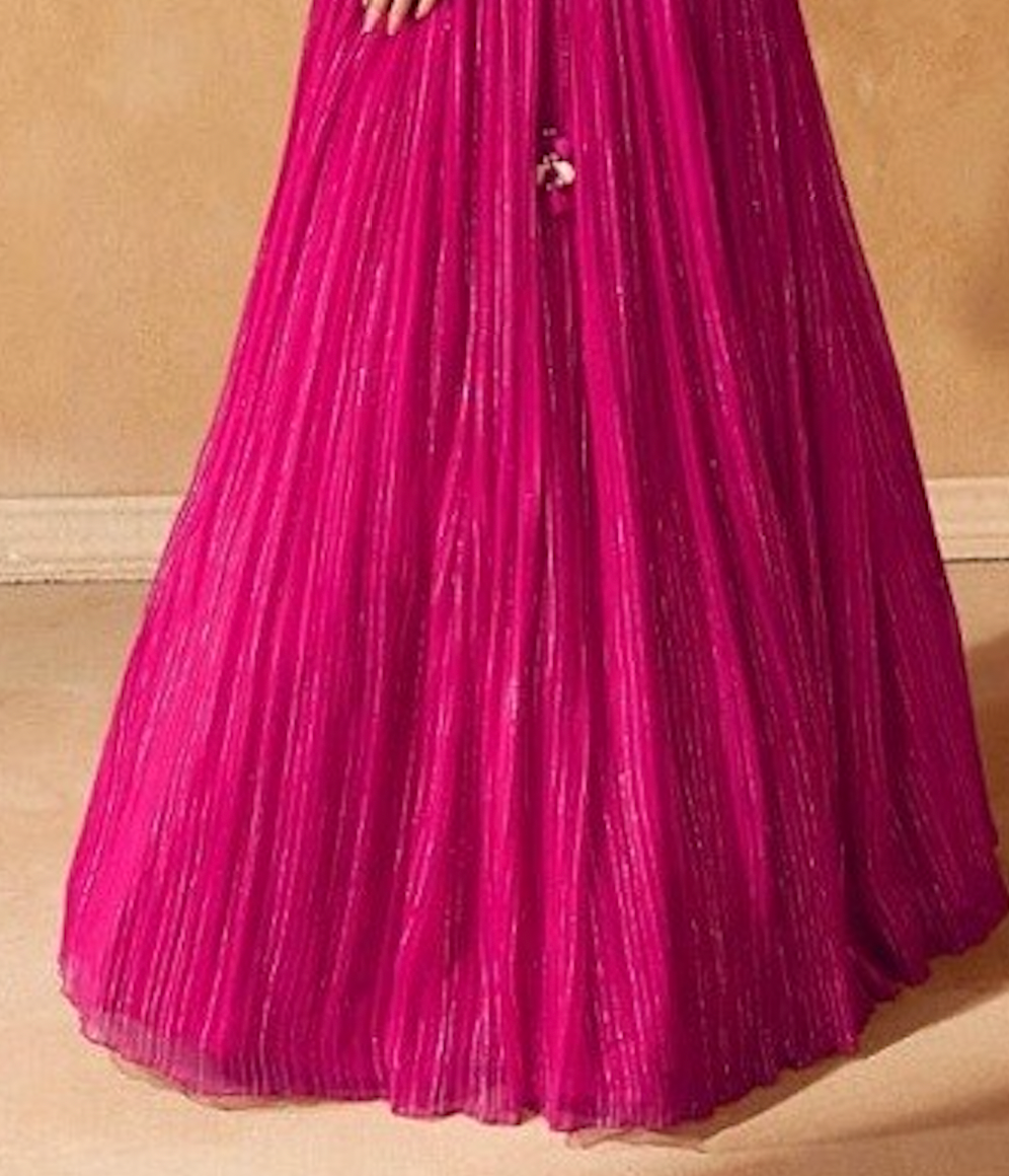 On rent - FULL SET | Opulent Harmony Rani Pink Trio Set