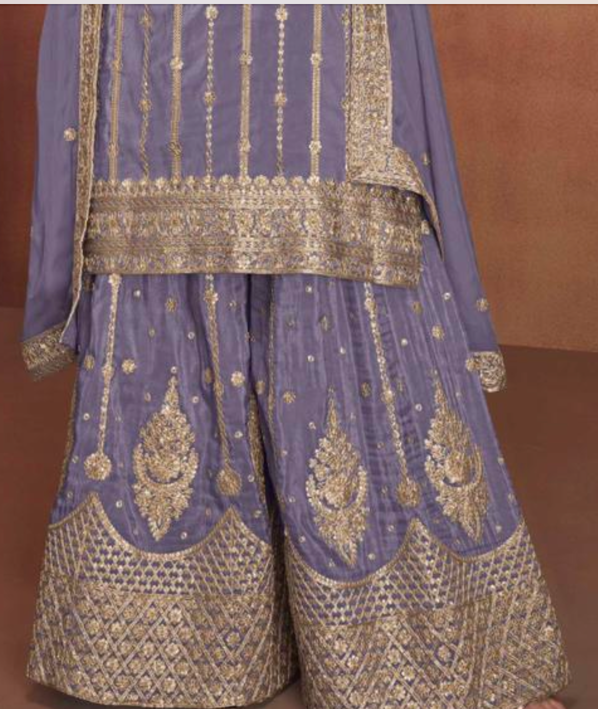 Matrut | Luxe Eid Glow Lavender Color Suit