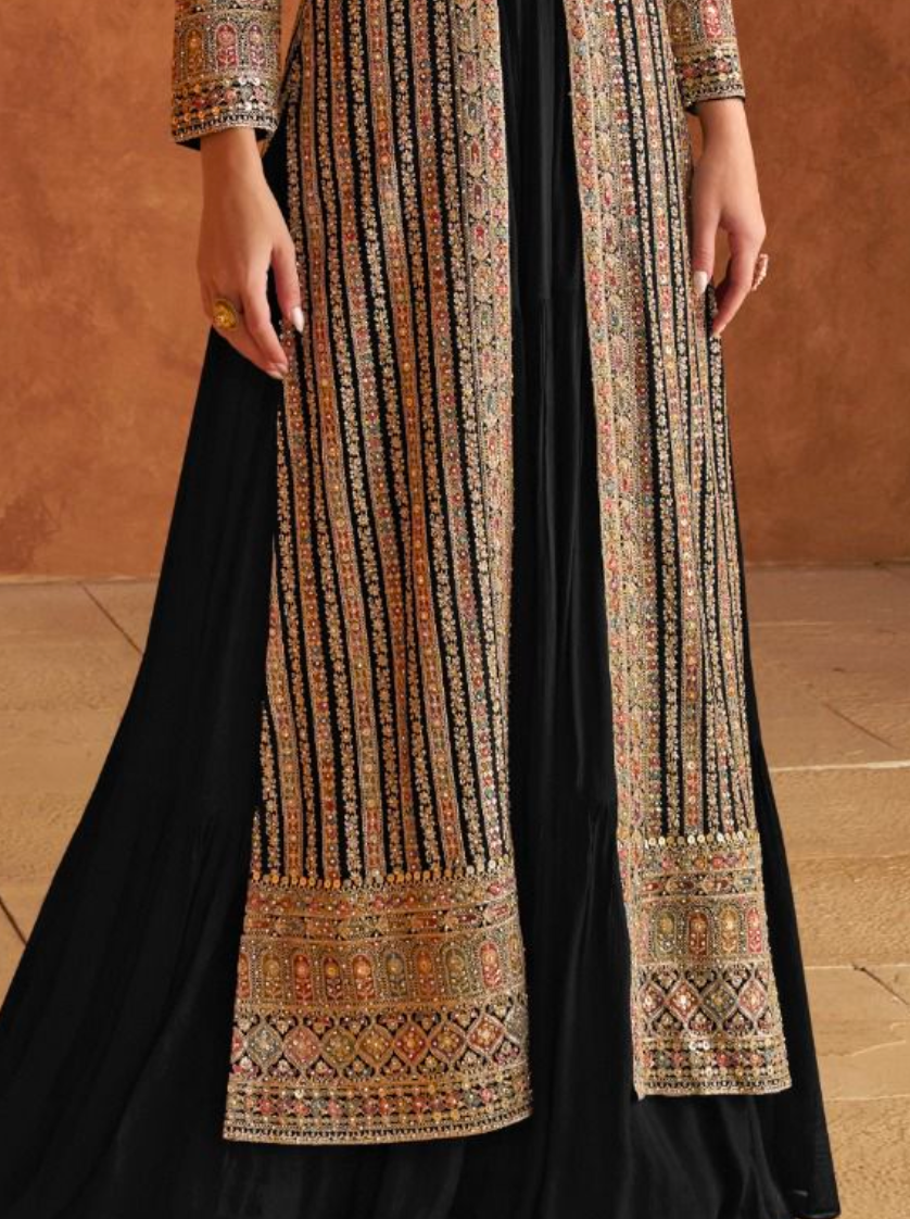 Matrut | Radiant Vibe Black Gown