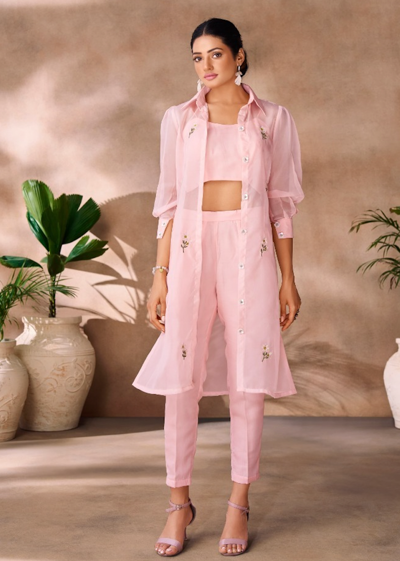 Matrut | Grand Halo Light Pink Co-ord Set