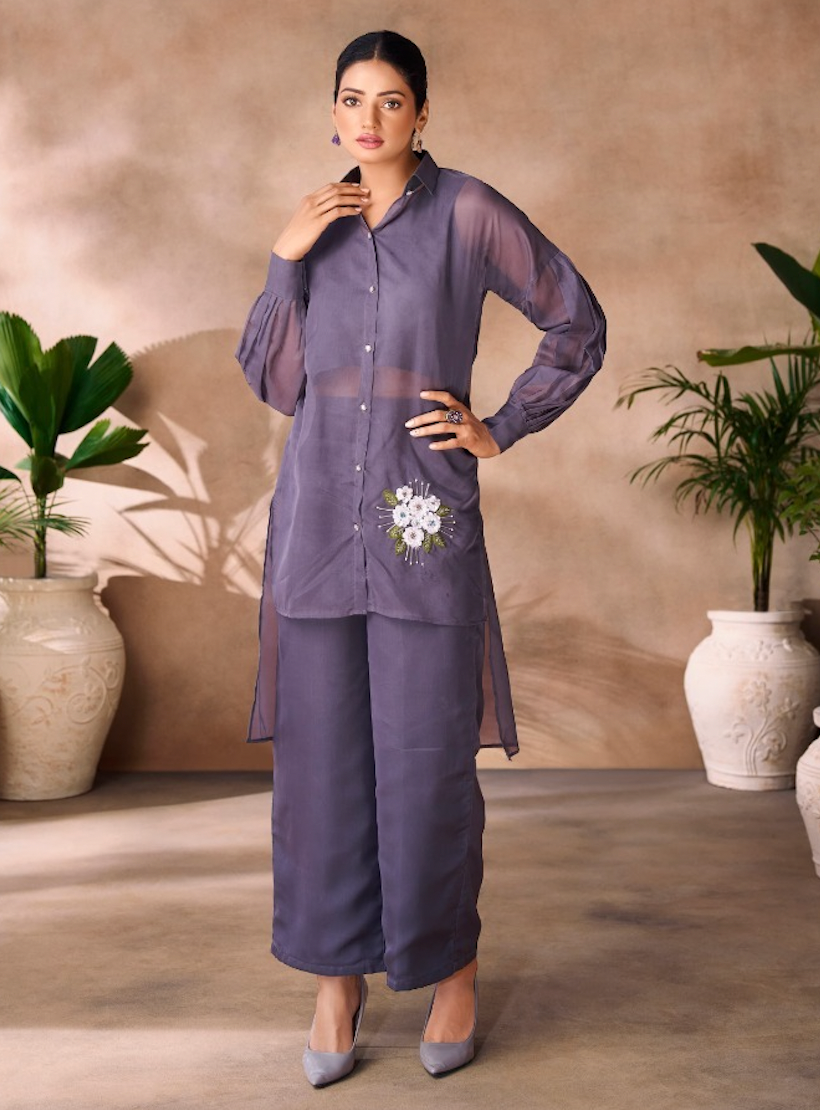 Matrut | Grand Halo Slate Grey Co-ord Set