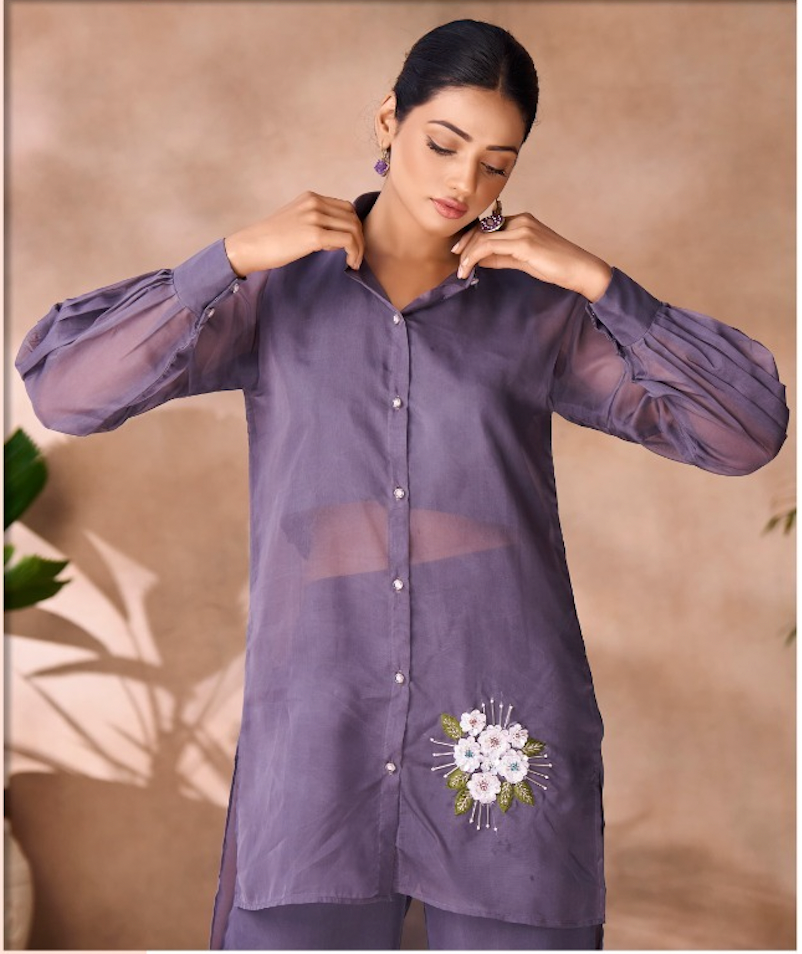 Matrut | Grand Halo Slate Grey Co-ord Set