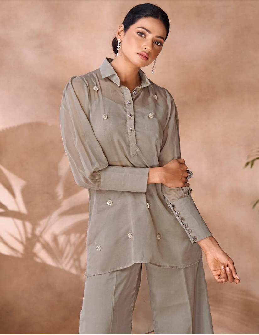 Matrut | Grand Halo Taupe Co-ord Set