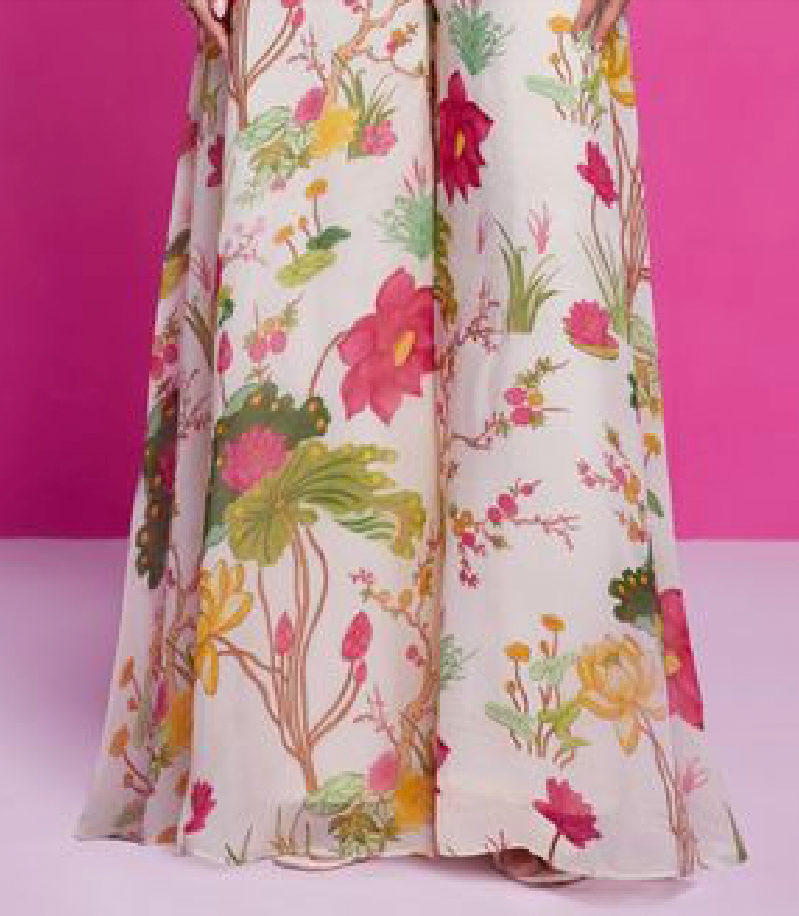 Matrut | Sumdress Floral Red Palazzo Set