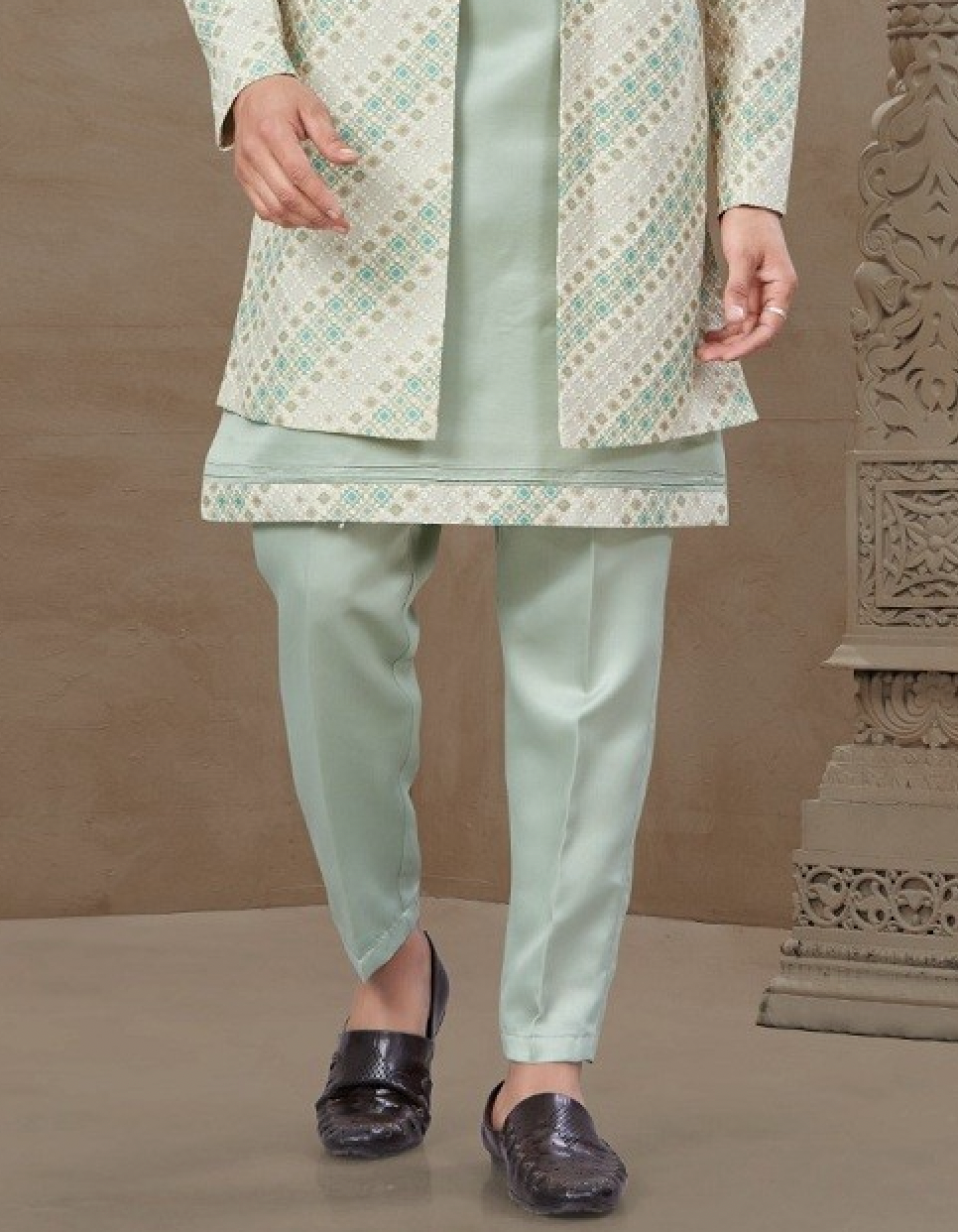 Matrut | Sovereign Style Mint Green Kurta Set