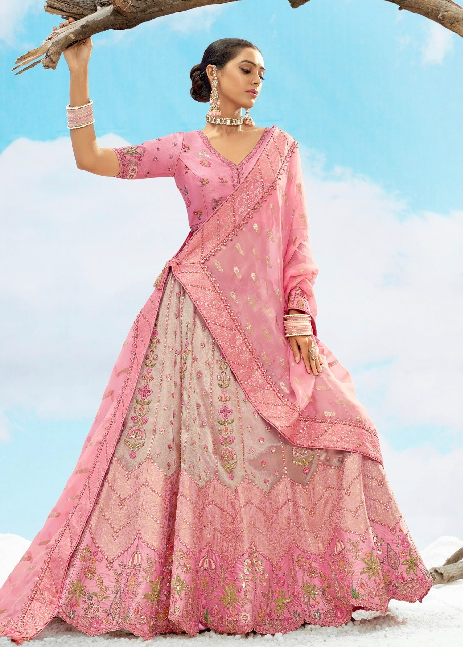 Matrut | Mithaas Light Pink Lehenga Set