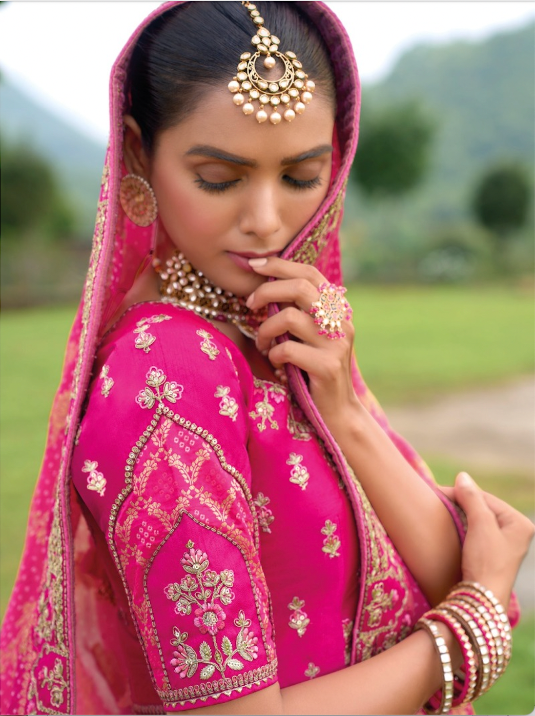 Matrut |  Vaani Rani pink Lehenga Set