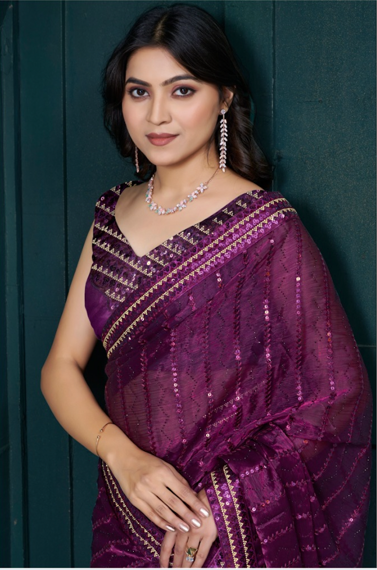 Matrut | Kiton Majenta Saree
