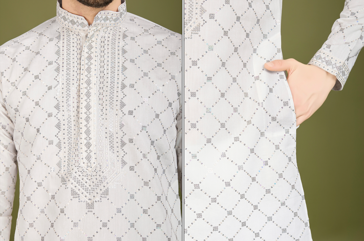 Matrut | Elysian White Kurta Set