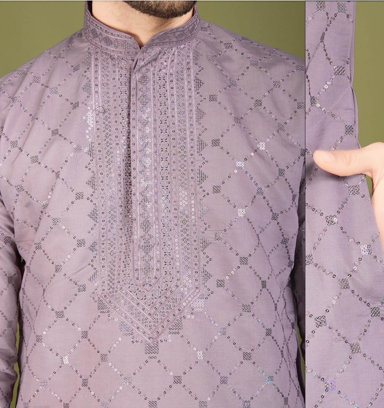 Matrut | Elysian Lavender Kurta Set