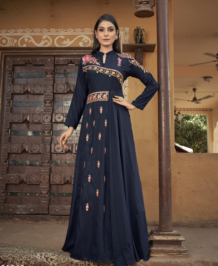 Matrut | Sara Femme Navy Blue Gown