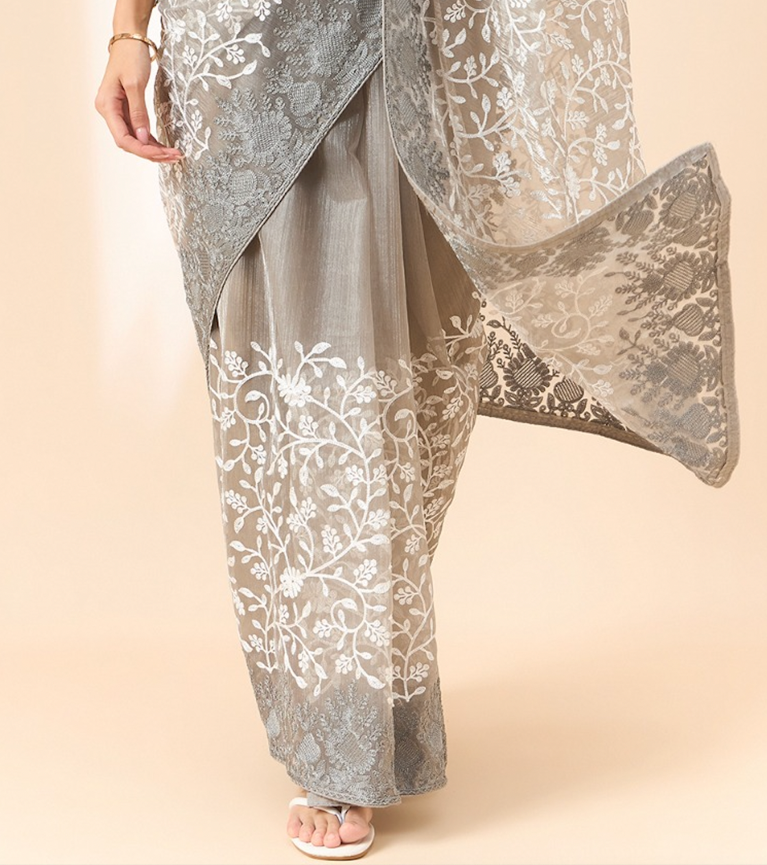 Matrut | Ziva Grey Saree