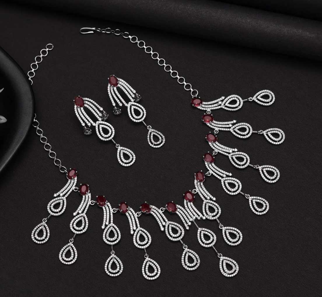 Matrut | Indo-western Necklace Set - IN366