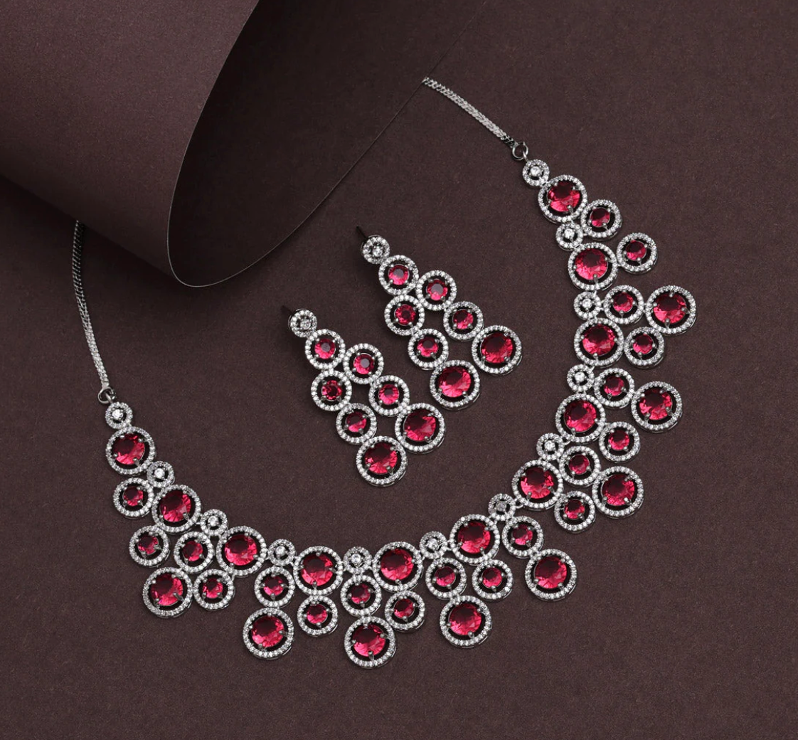 Matrut | Indo-western Necklace Set - IN373