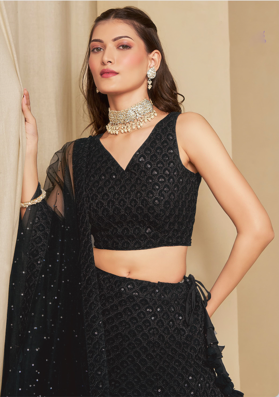 Matrut | Florance Black Lehenga