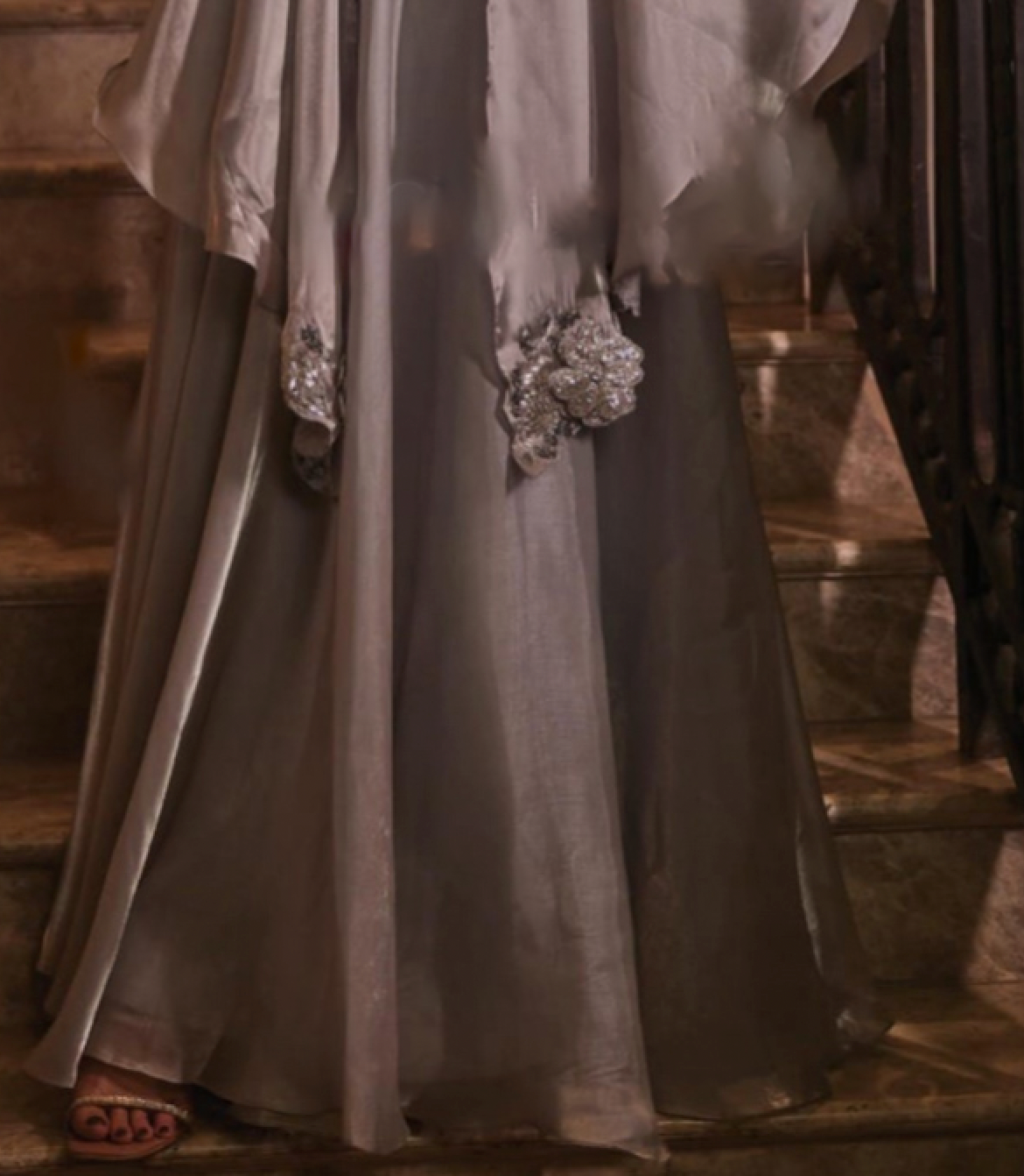 Matrut | Miraya Edge Metallic Grey Trio Set