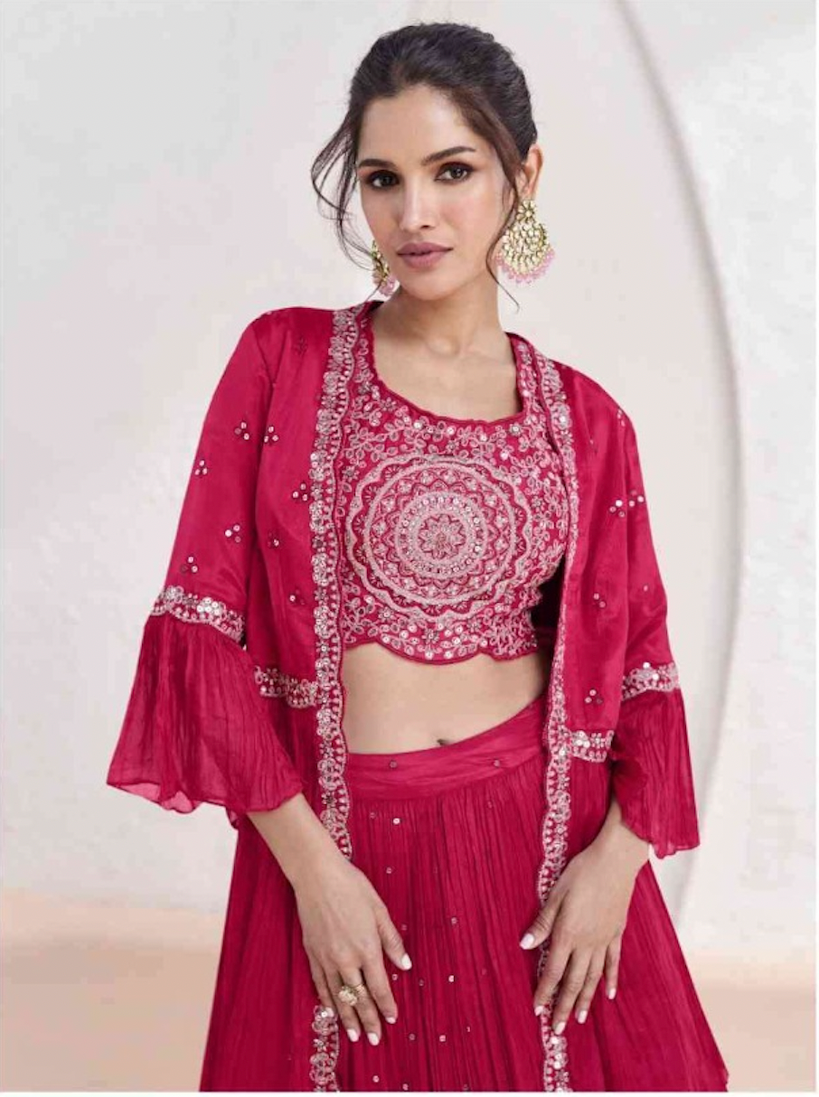 Matrut | Aarzoo Cherry Red Trio Set