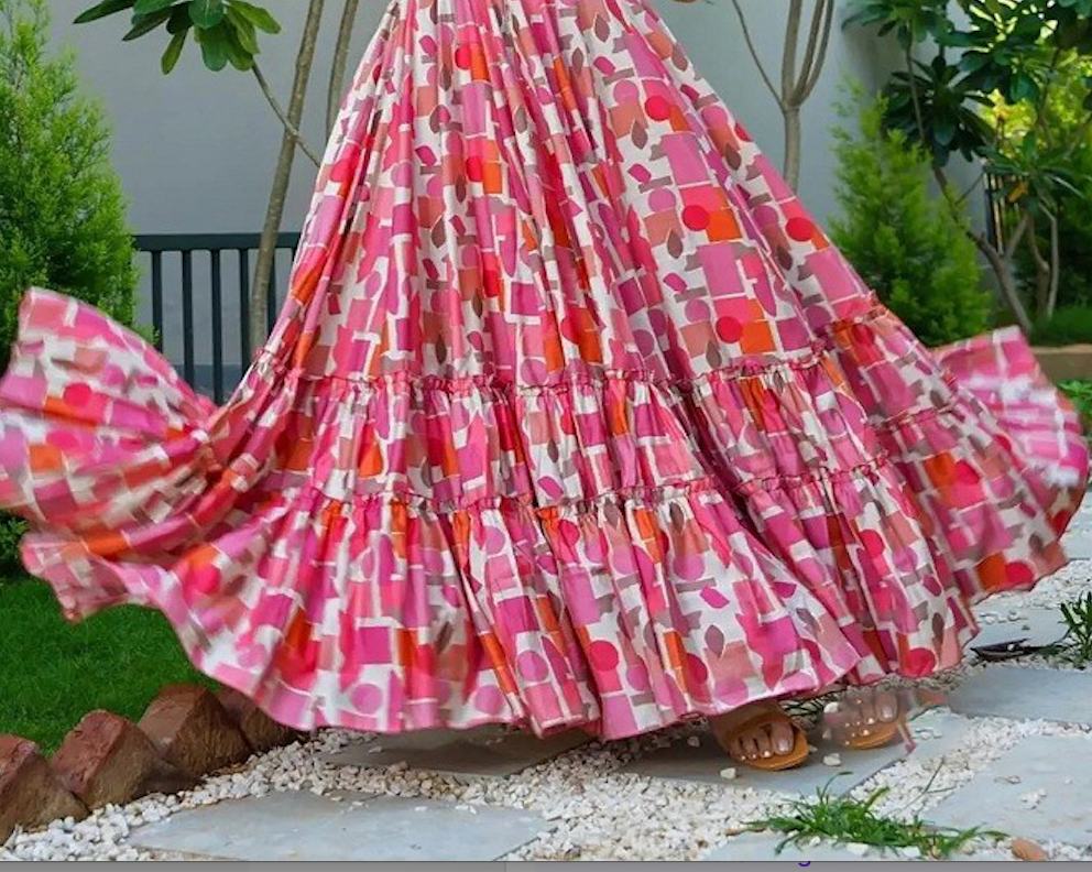Matrut | Lemon Bloom Light Pink A-line Dress