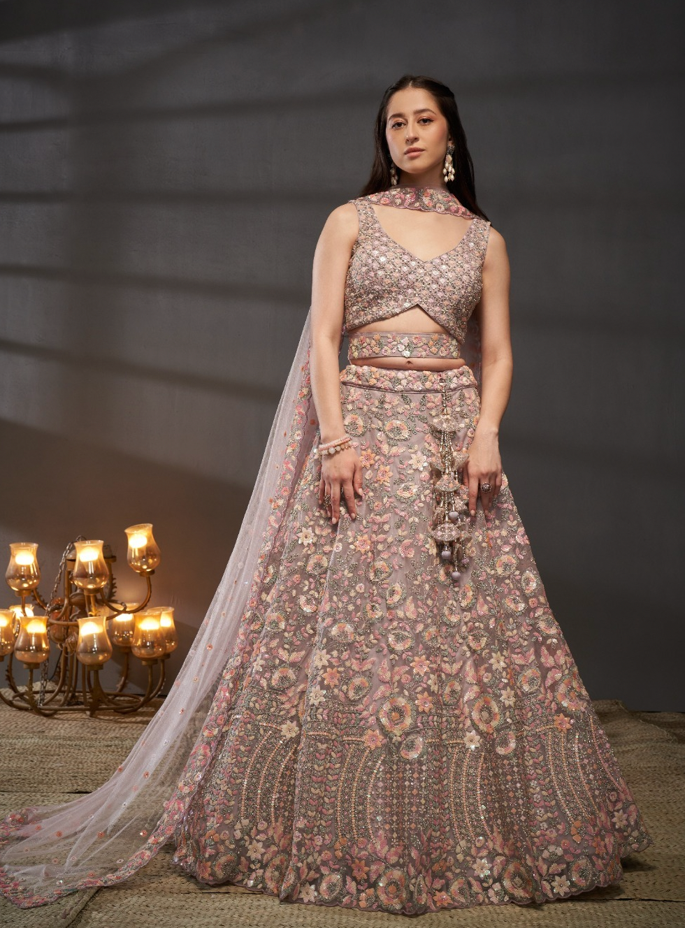 Matrut | Aria Belle Pink Lehenga