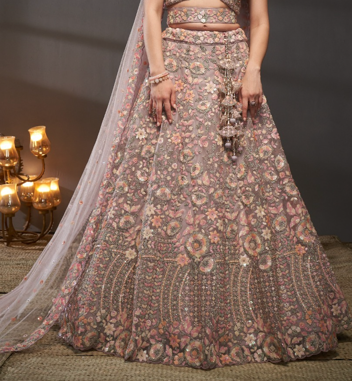 Matrut | Aria Belle Pink Lehenga