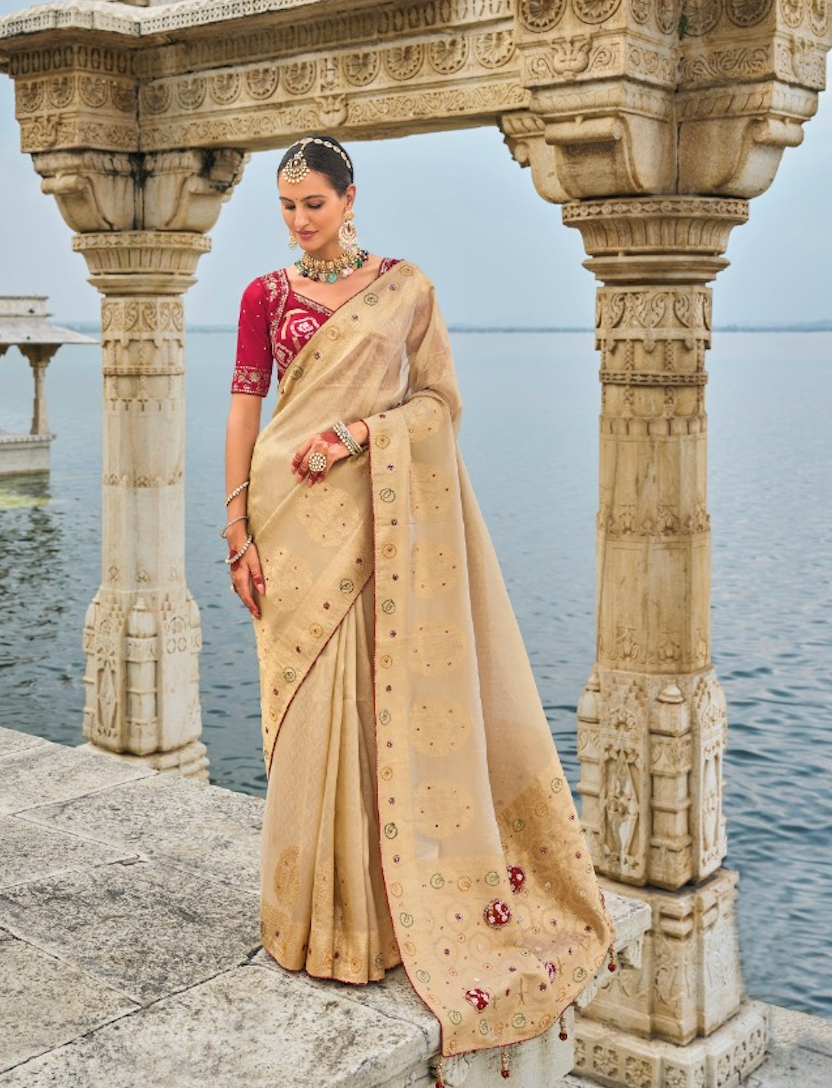 Matrut | Shahi Andaaz Chiku Saree