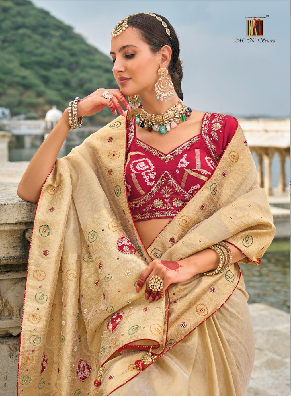 Matrut | Shahi Andaaz Chiku Saree