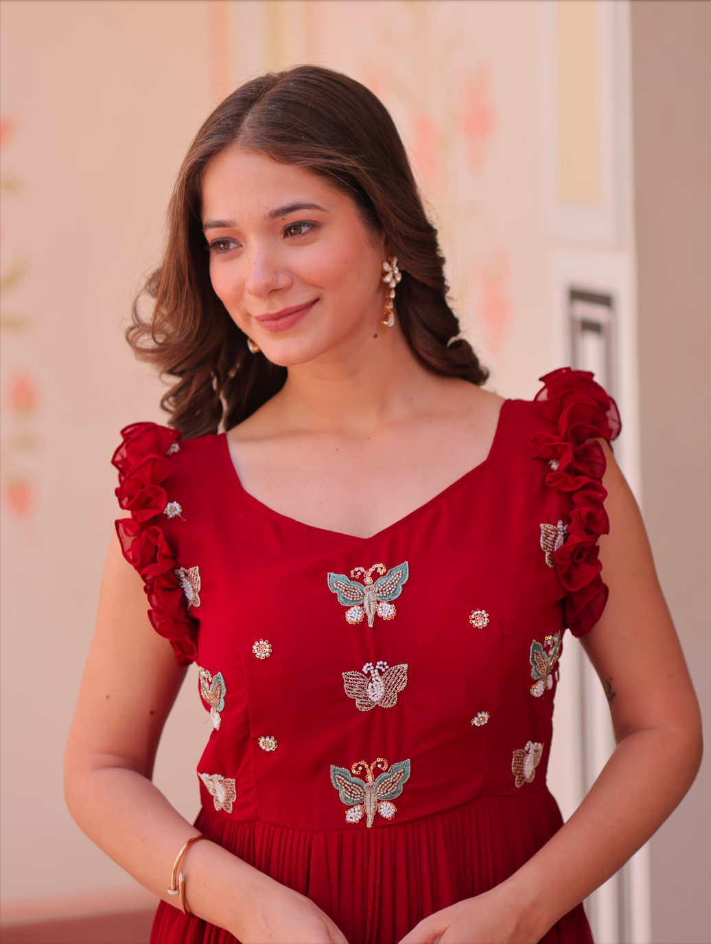 Matrut | Fable Butterfly Red Gown