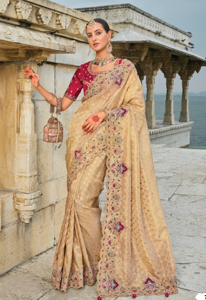Matrut | Shahi Andaaz Chiku Saree