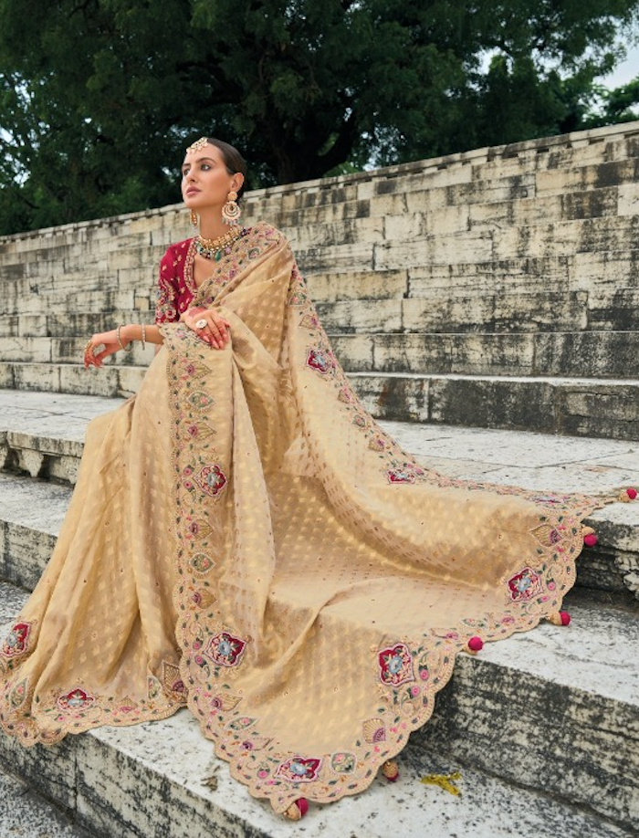 Matrut | Shahi Andaaz Chiku Saree