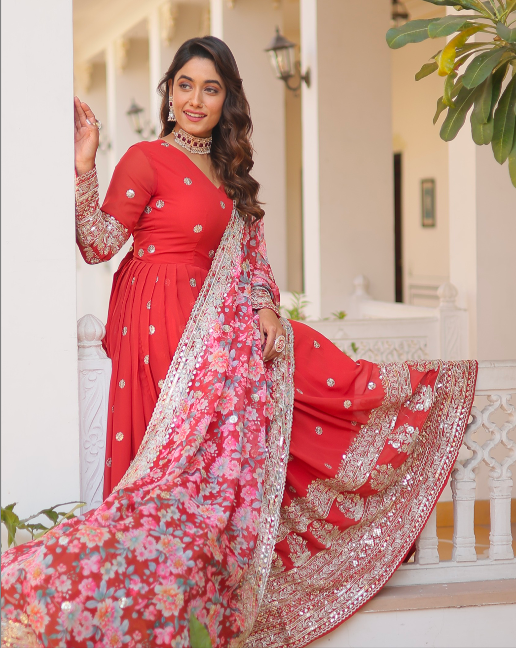 Matrut | Mush Mush Coral Red Gown