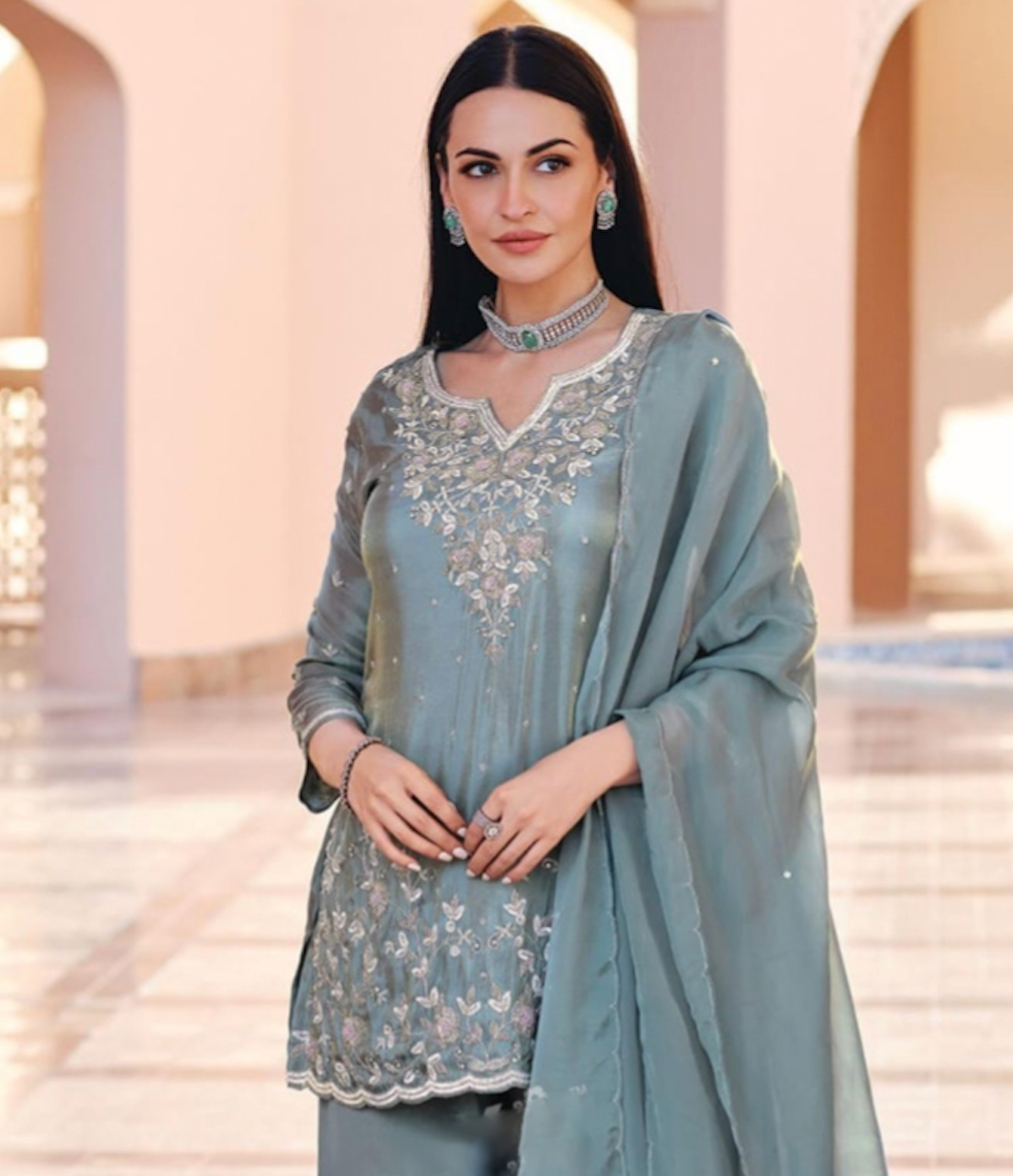 Matrut | Mamacita Grey Palazzo Suit