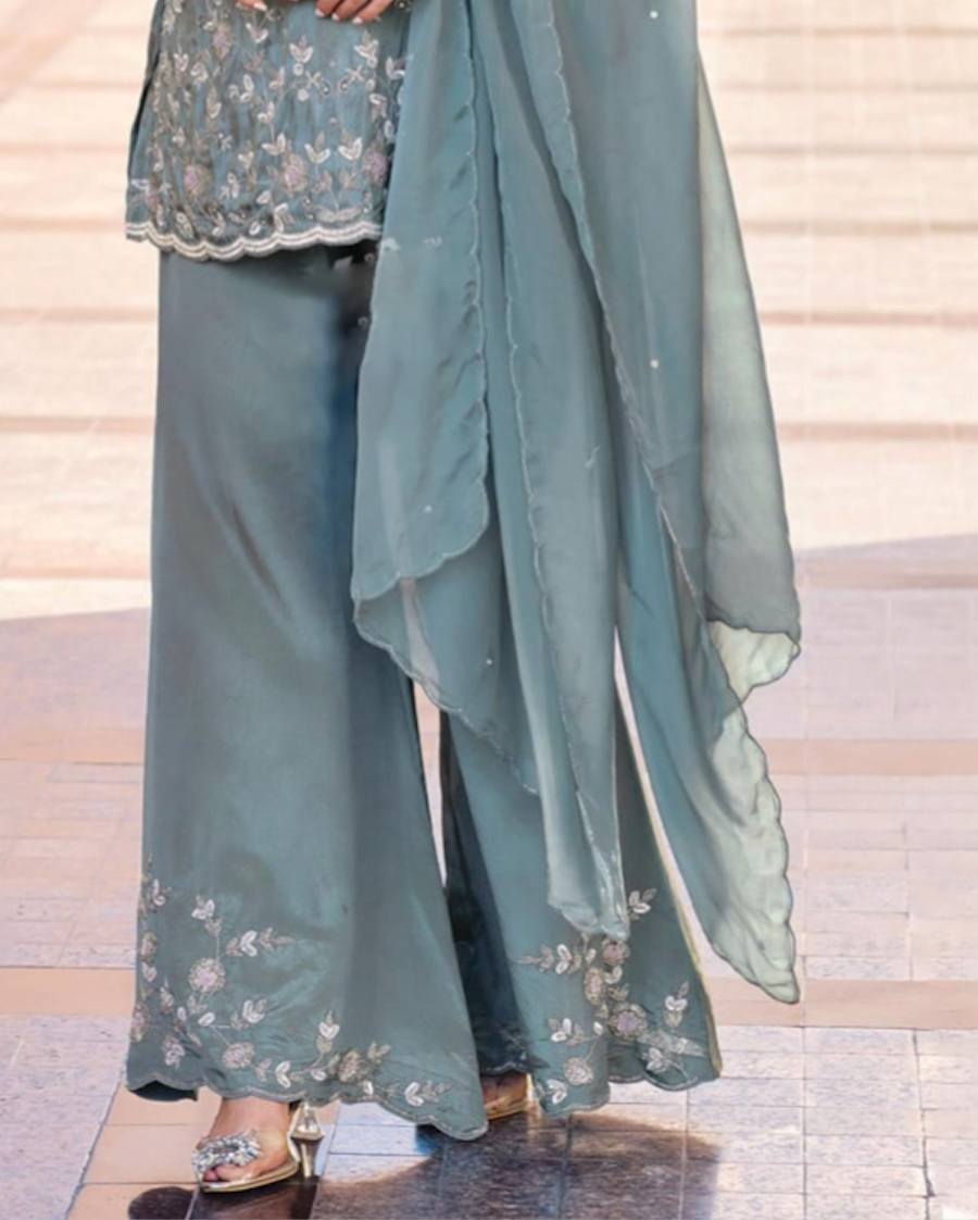 Matrut | Mamacita Grey Palazzo Suit