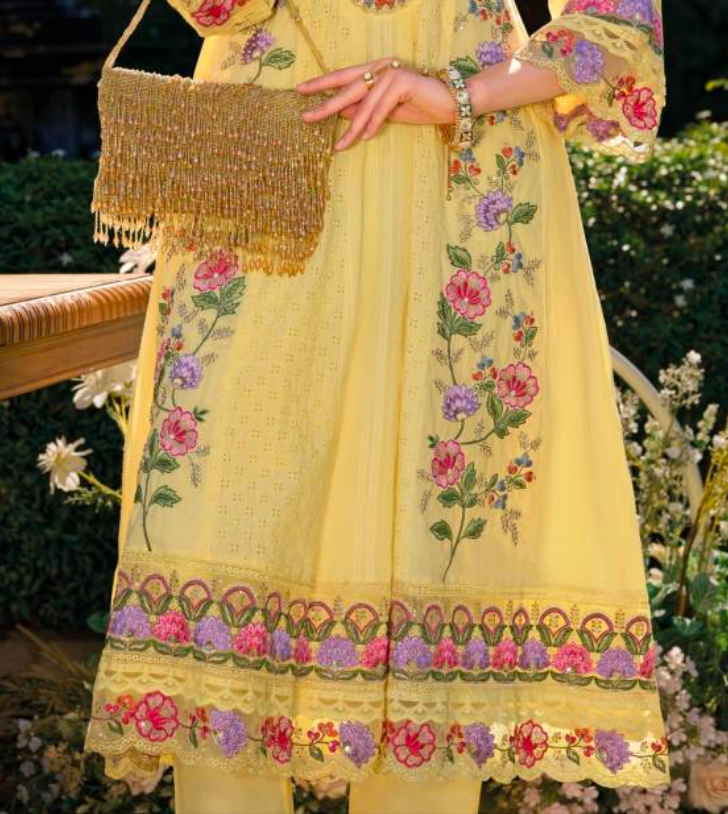 Matrut | Jugni Yellow Anarkali Suit