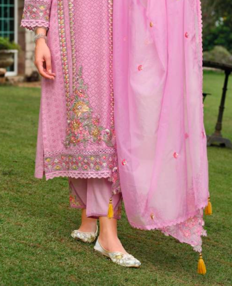 Matrut | Gulzar Pink Straight Suit