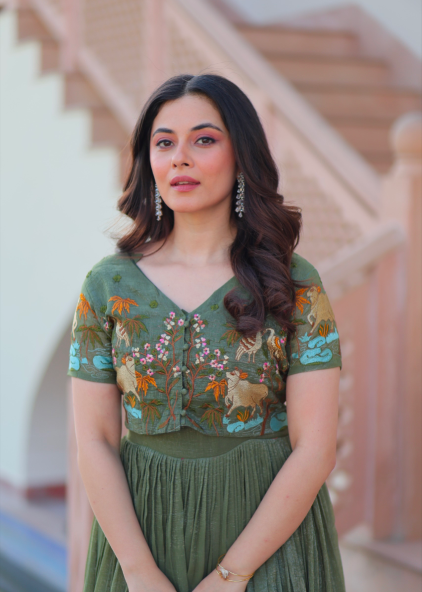 Matrut | Nature Bliss Green Gown