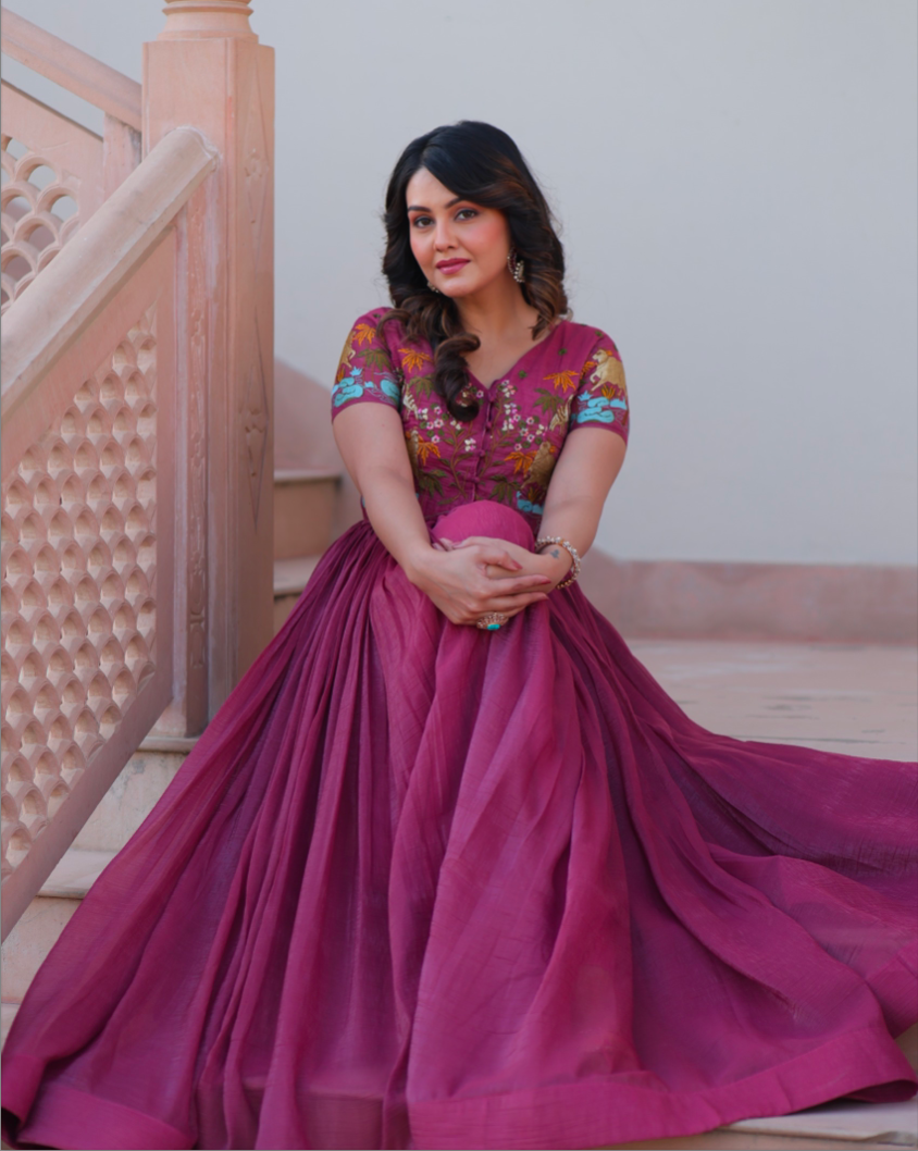 Matrut | Nature Bliss Pink Gown