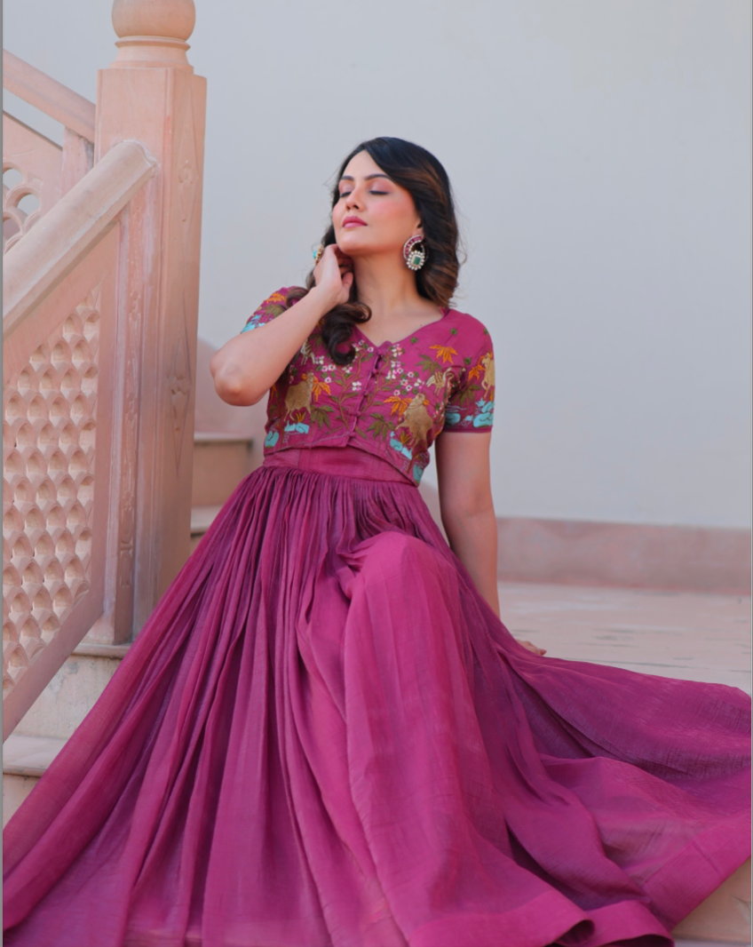 Matrut | Nature Bliss Pink Gown