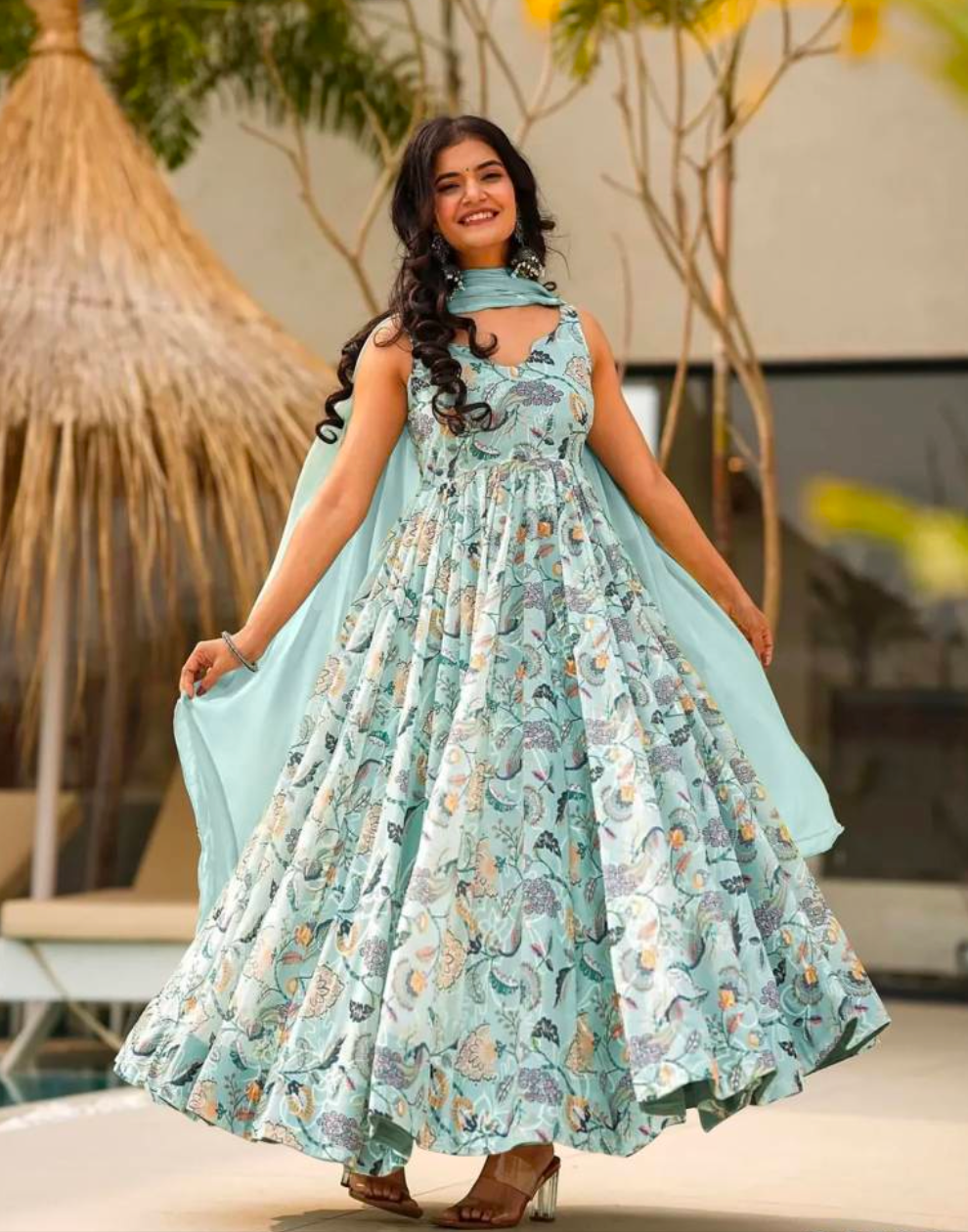 Matrut | Florista Sky Blue Gown