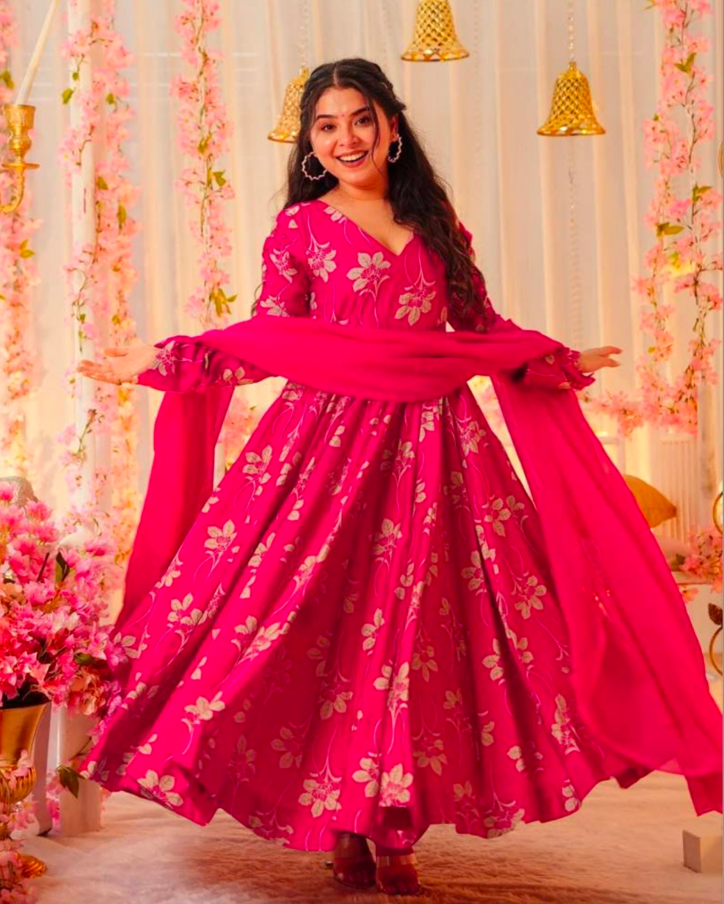 Matrut | Florista Rani Pink Gown