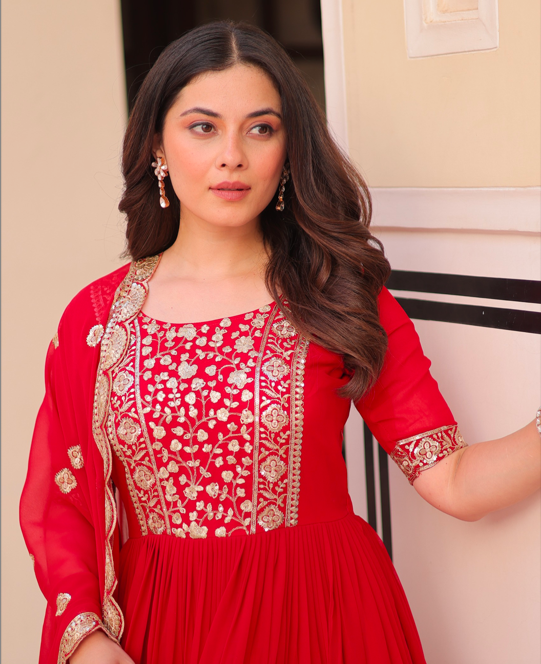 Matrut | Keeran Red Gown