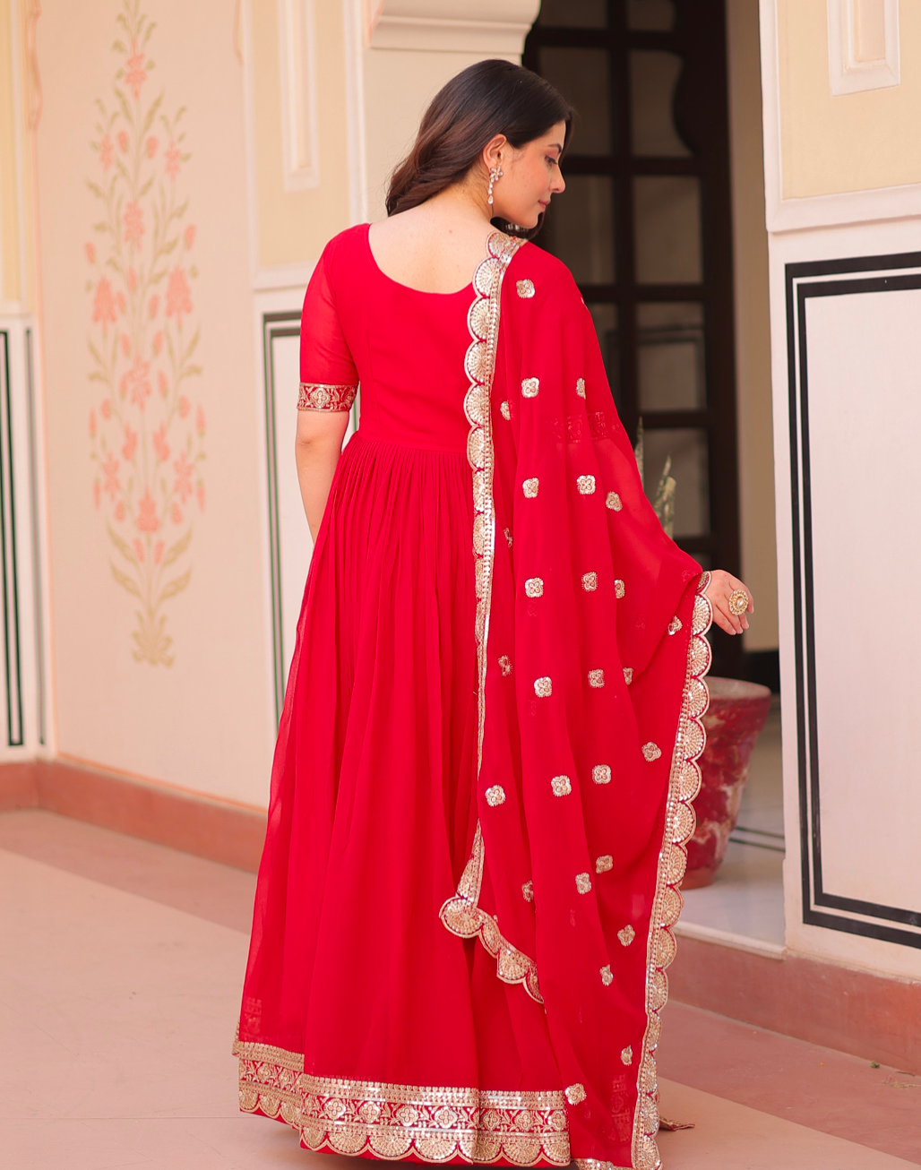 Matrut | Keeran Red Gown
