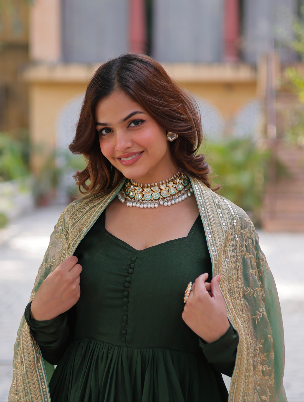 Matrut | Samridhi Green Gown