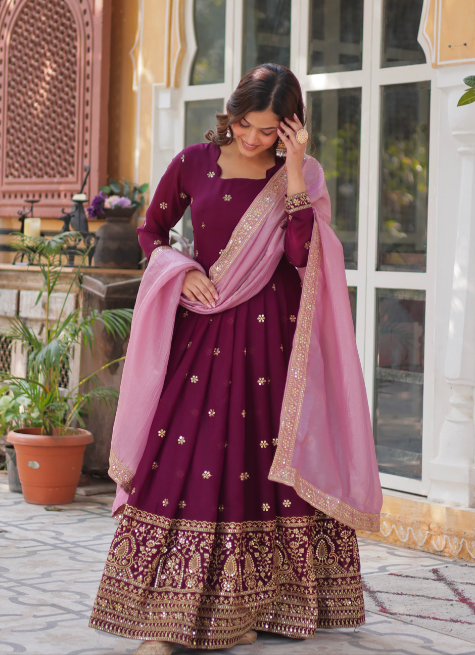 Matrut | Samridhi Wine Gown