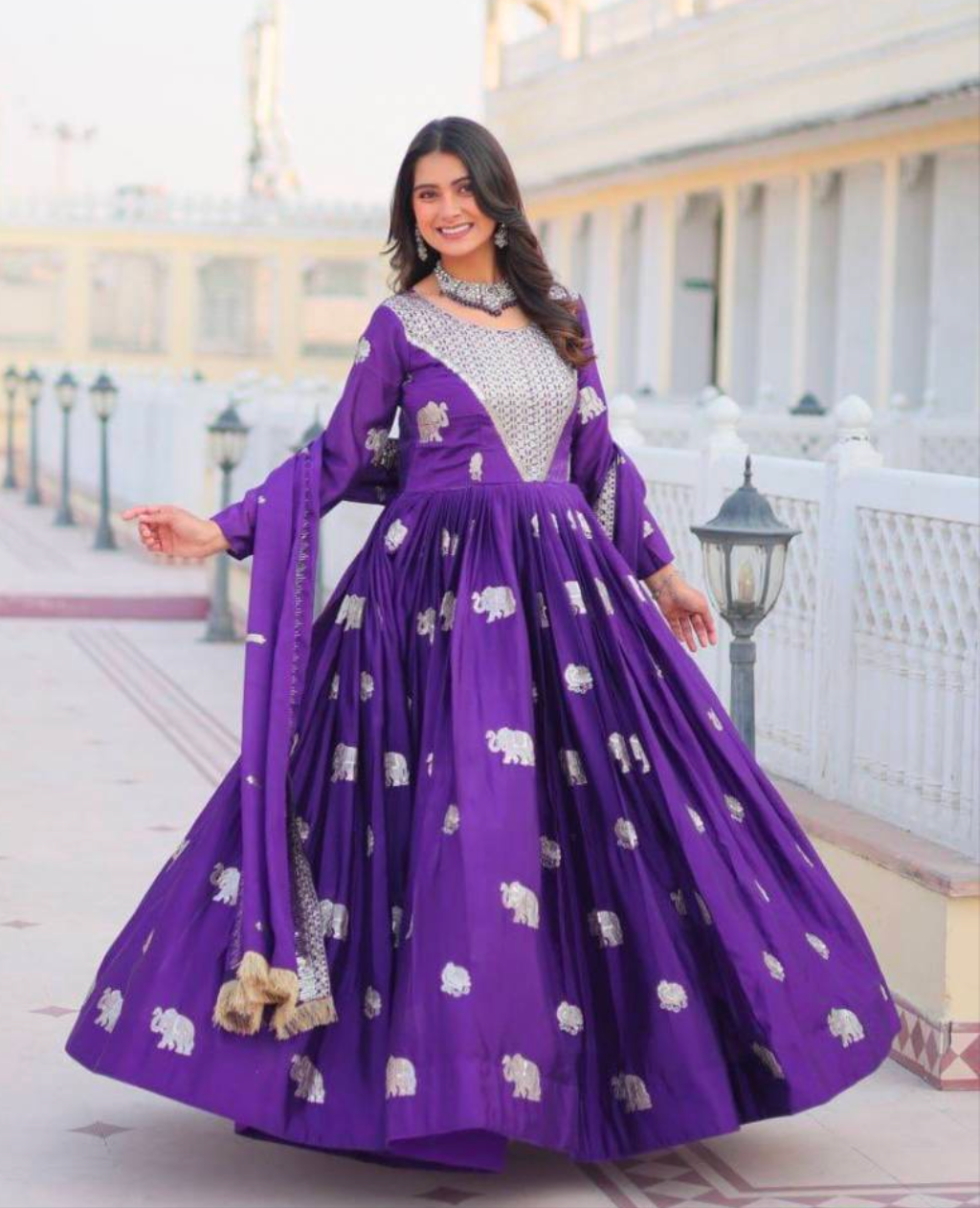 Matrut | Aakriti Purple Gown