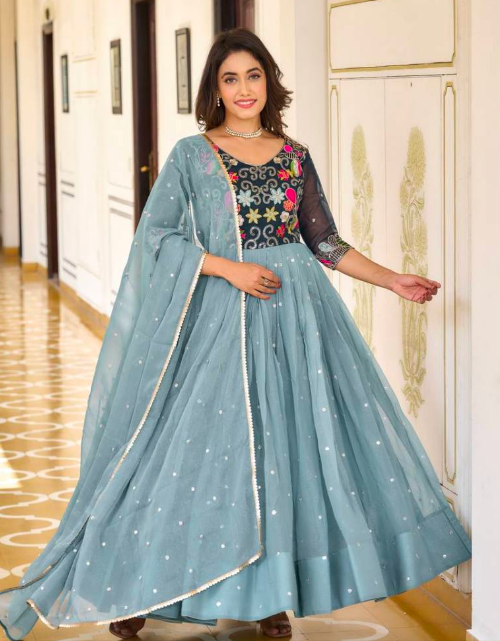 Matrut | Lilly Melody Blue Gown